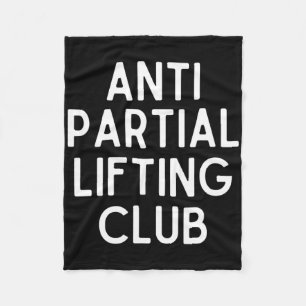 Anti-Teilhub-Club-Gym-Fitness-Krafttraining Fleecedecke