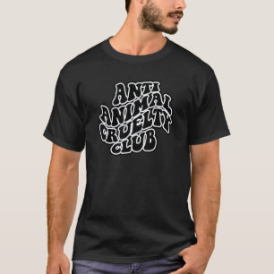 Anti-Tierquälerei-Club Niedlicher Veganer Vegetari T-Shirt