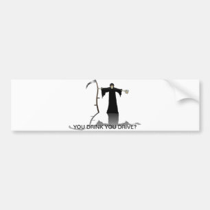 Anti-Trinken und Fahren Autoaufkleber