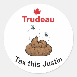 Anti-Trudeau Aufkleber