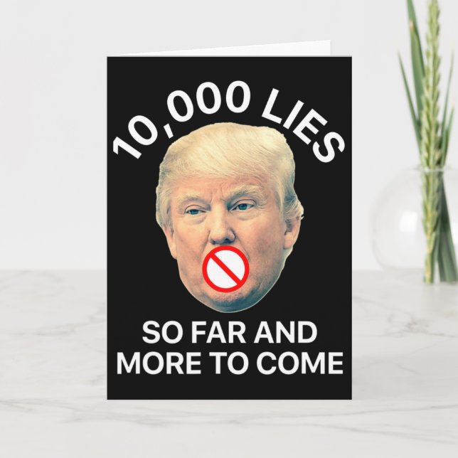 Anti Trump 10  Karte (Vorderseite)