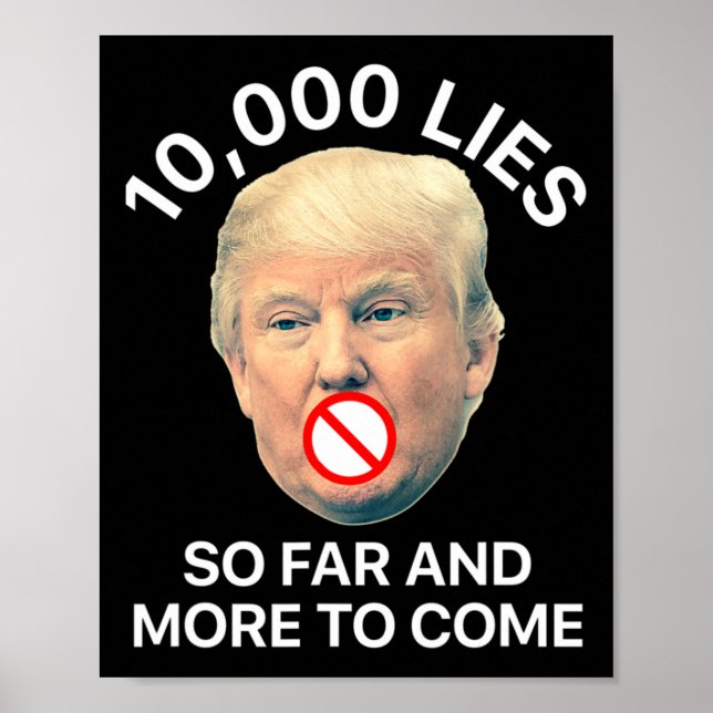 Anti Trump 10  Poster (Vorne)