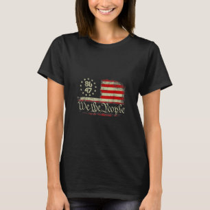 Anti Trump 8647 86 47 US-Flagge We The People Impe T-Shirt