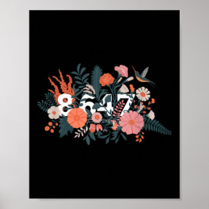 Anti Trump 8647 Floral Resist 86 47 Impeach Trump Poster