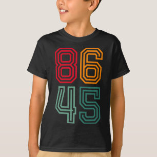 Anti Trump 86 45 Politisch Liberal Anti Republikan T-Shirt