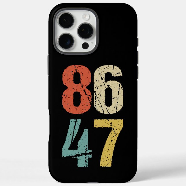 Anti-Trump - 86 47 I Case-Mate iPhone Hülle (Rückseite)