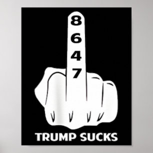 Anti Trump 86 47 Retro Anklagen 47 Anti-trump Vanc Poster
