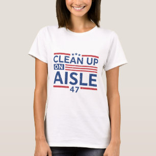 Anti Trump Absetzen 47 Trump 47. Präsident US-Flag T-Shirt