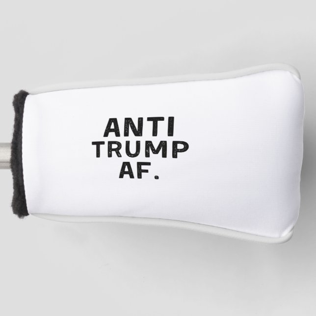Anti Trump AF Amerikanische Demokratie Golf Headcover (Vorderseite)
