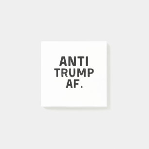 Anti Trump AF Amerikanische Demokratie Post-it Klebezettel