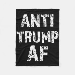 Anti Trump Af Funny impeach Ihm Präsident Fleecedecke
