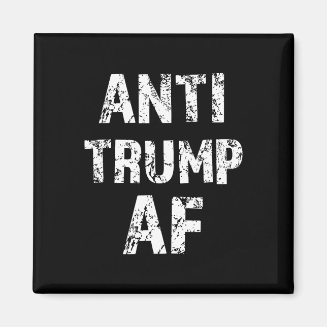 Anti Trump Af Funny impeach Ihm Präsident Magnet (Vorne)