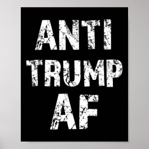 Anti Trump Af Funny impeach Ihm Präsident Poster