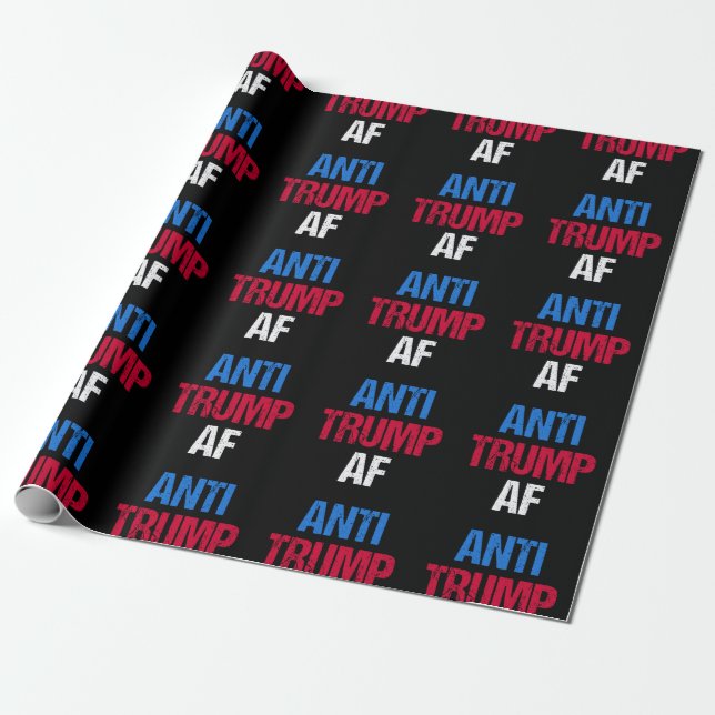 Anti-Trump AF I Geschenkpapier (Ungerollt)