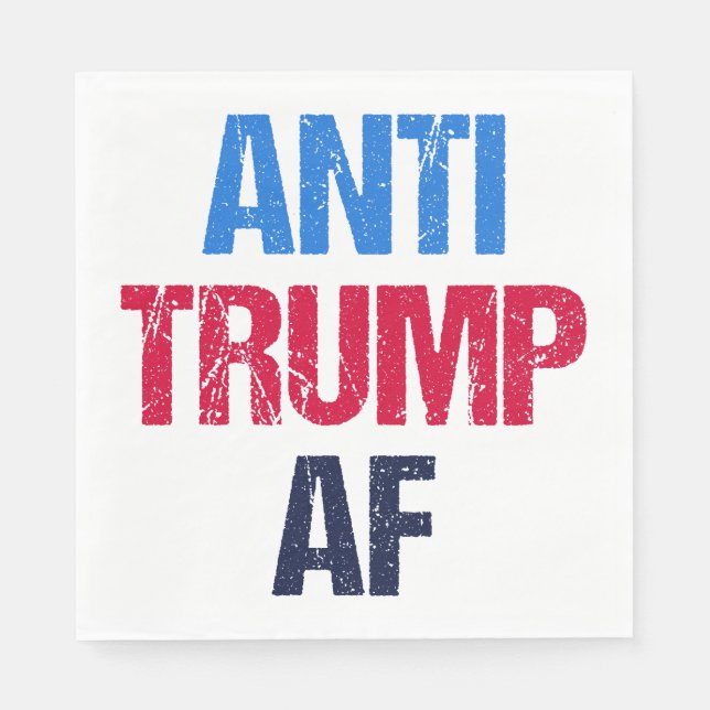Anti-Trump AF I Serviette (Vorderseite)