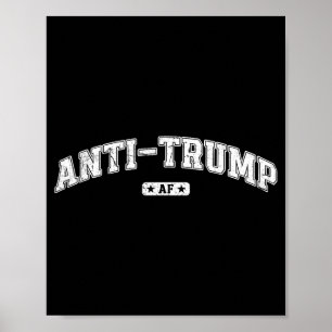 Anti Trump af, lustiger Anti-Trump-Shirt, Antifasc Poster