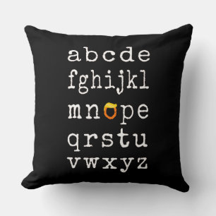 Anti-Trump Alphabet - Nope V Kissen