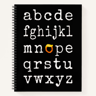Anti-Trump Alphabet - Nope V Notizbuch