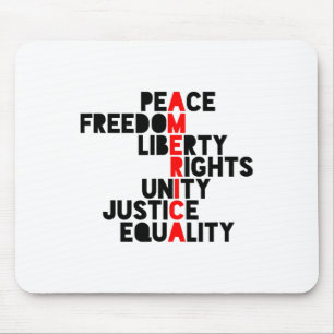 Anti-Trump Amerika bedeutet1 Mousepad