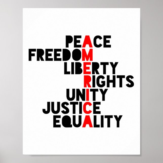 Anti-Trump Amerika bedeutet1 Poster (Vorne)