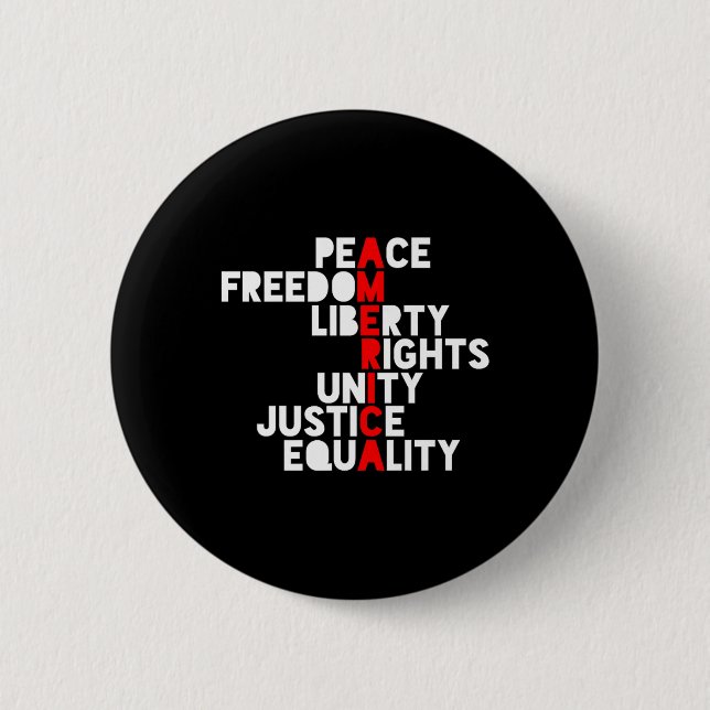 Anti-Trump Amerika bedeutet Button (Vorderseite)