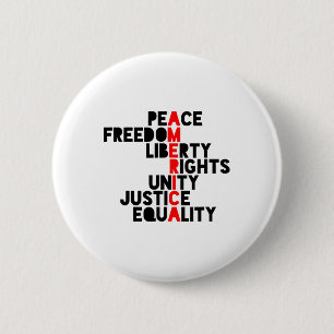 Anti-Trump Amerika Bedeutung Button