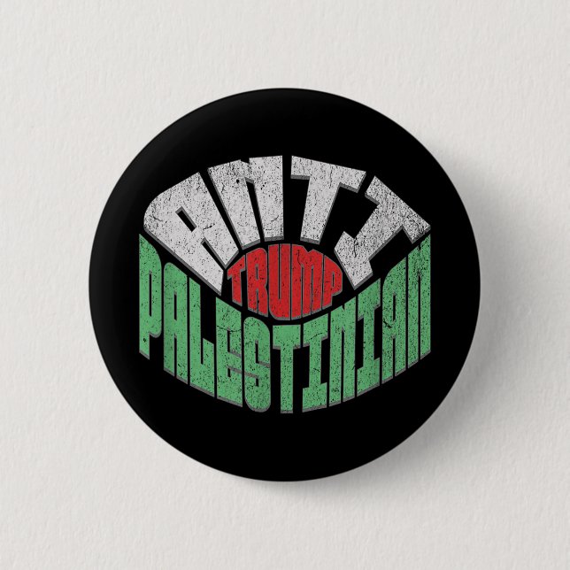 Anti-Trump-Amerikaner Button (Vorderseite)