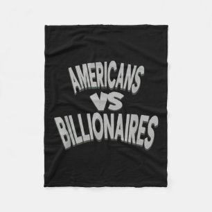 Anti-Trump-Amerikaner Vs Billionaires Fleecedecke