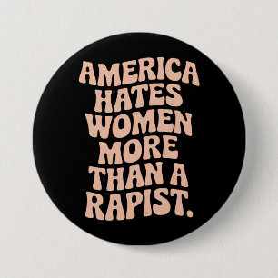 Anti-Trump-Anti-MAGA-Protest Feministische Aktivis Button