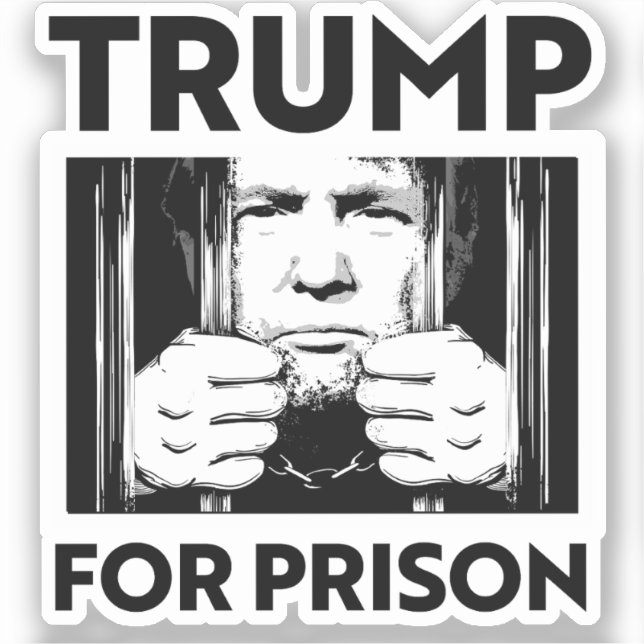 Anti-Trump Aufkleber (Vorderseite)