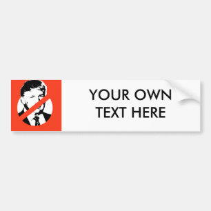 ANTI-TRUMP AUTOAUFKLEBER