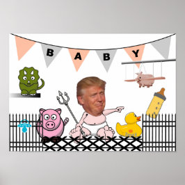 Anti Trump / Baby, Poster