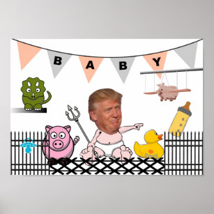 Anti Trump / Baby, Poster