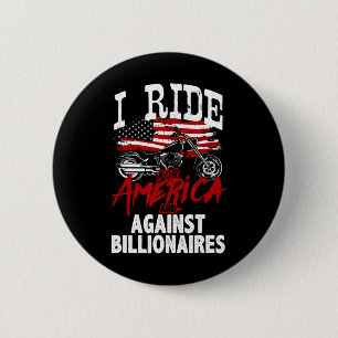 Anti-Trump-Biker Pro-Demokratie Widerstand gegen R Button