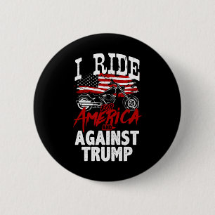 Anti-Trump-Biker Pro-Demokratie Widerstand gegen T Button