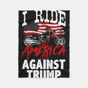 Anti-Trump-Biker pro Demokratie Widerstand gegen T Fleecedecke