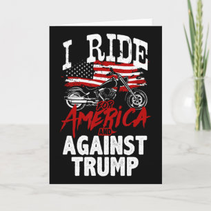 Anti-Trump-Biker pro Demokratie Widerstand gegen T Karte
