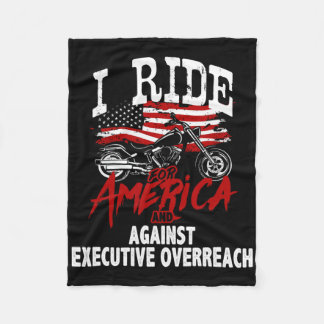 Anti Trump Biker Resist Against Executive Overreac Fleecedecke