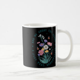 Anti Trump Blumen Schmetterlinge Demokrat Präsiden Kaffeetasse