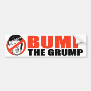 ANTI-TRUMP - Bump the Grump - Autoaufkleber