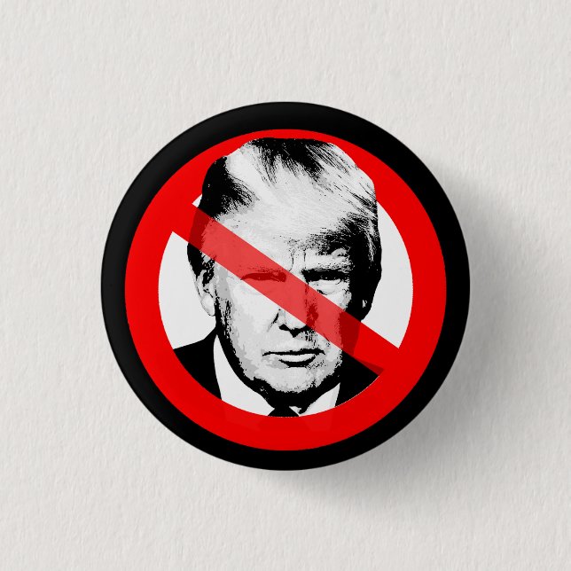 Anti Trump Button (Vorderseite)