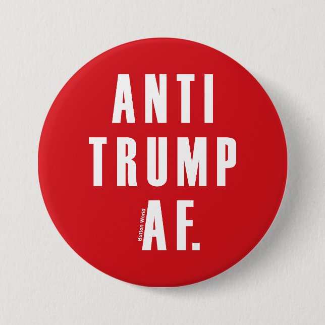 Anti Trump Button (Vorderseite)