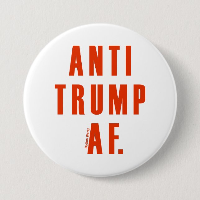 Anti Trump Button (Vorderseite)