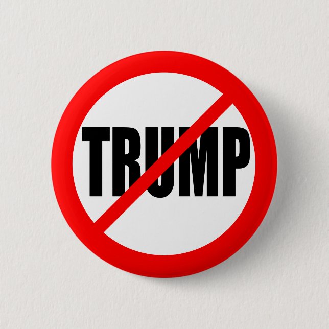 ANTI-TRUMP BUTTON (Vorderseite)