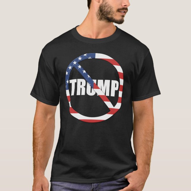 Anti-Trump-Demokratie T-Shirt (Vorderseite)