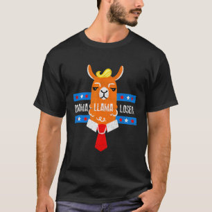 Anti Trump Drama Llama Loser Concede Demokrat T-Shirt