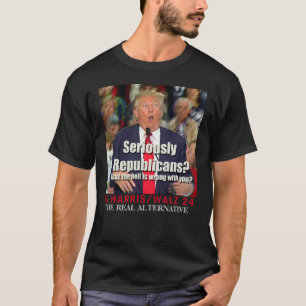 Anti-Trump Ernsthaft republikanischer T - Shirt