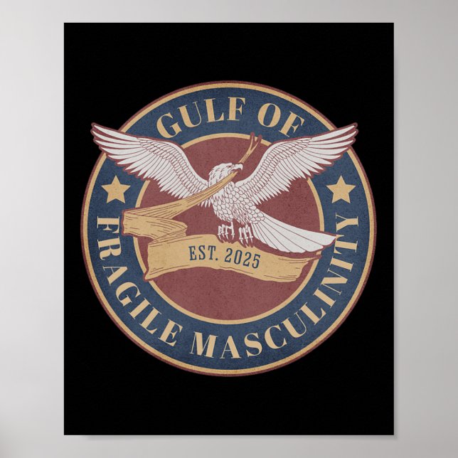 Anti Trump, Feminist, Gulf Of Mexico, Never Trump  Poster (Vorne)