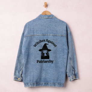 Anti-Trump-Feministische-Hexen-Freundin-Schwester- Jeansjacke