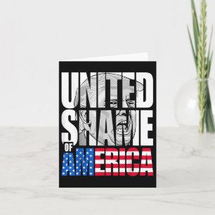 Anti-Trump-Flagge der Vereinigten Staaten Karte